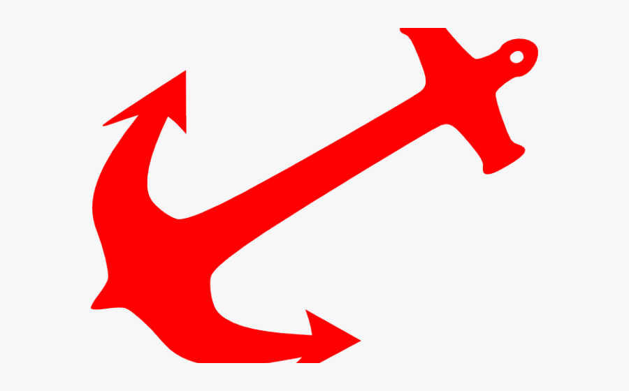 Red Clipart Anchor - Red Anchor Clipart, Transparent Clipart