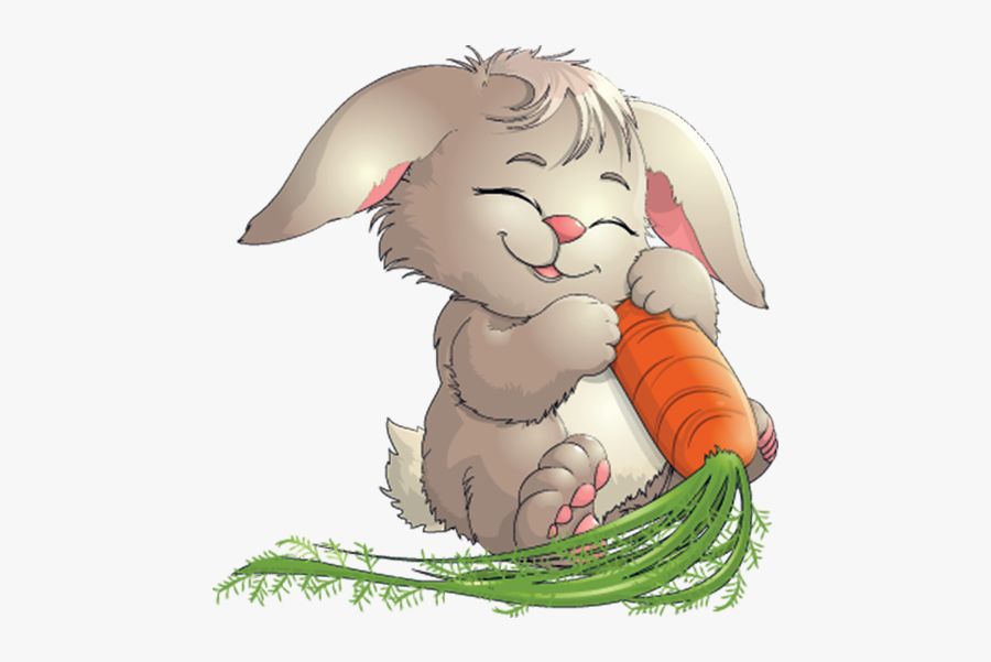Hase Mit Karotte Clipart, Transparent Clipart