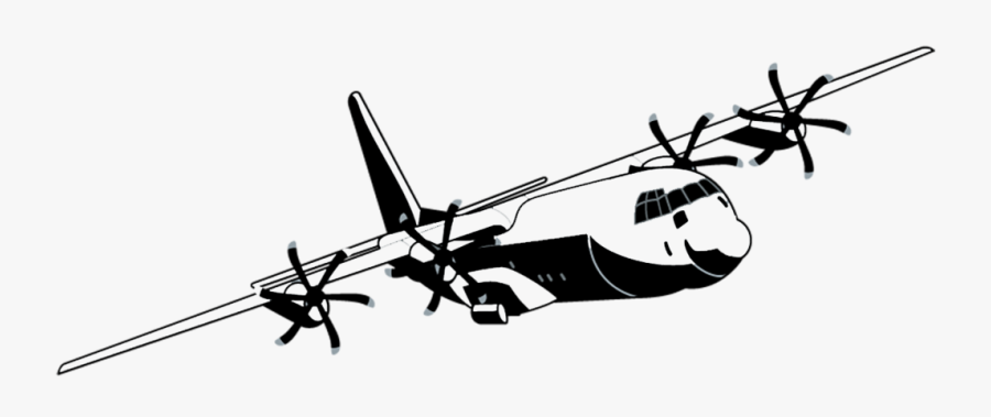 Propeller-driven Aircraft, Transparent Clipart