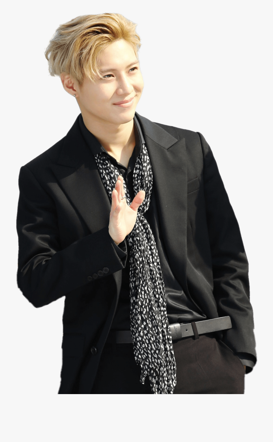 Taemin Black Suit - Taemin 23rd Dong Fang Feng Yun Bang Awards Red Carpet, Transparent Clipart
