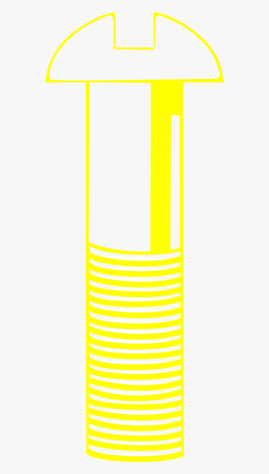 Machine Screw Blue - Light, Transparent Clipart