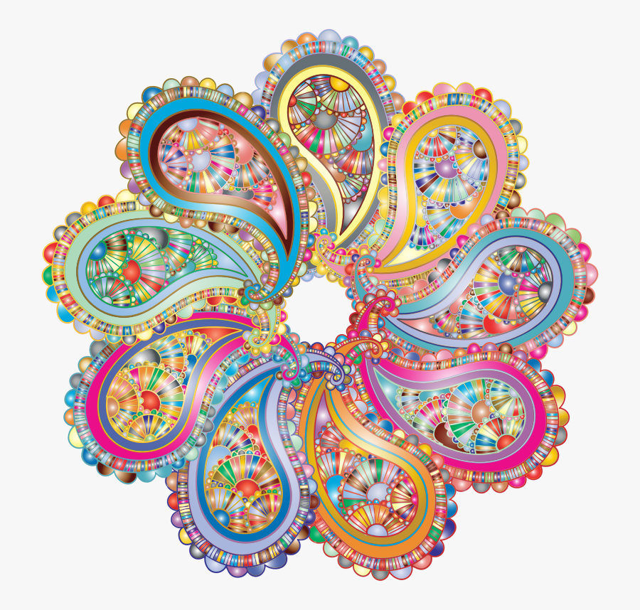 Paisley Mandala 3 Extended - Motif, Transparent Clipart