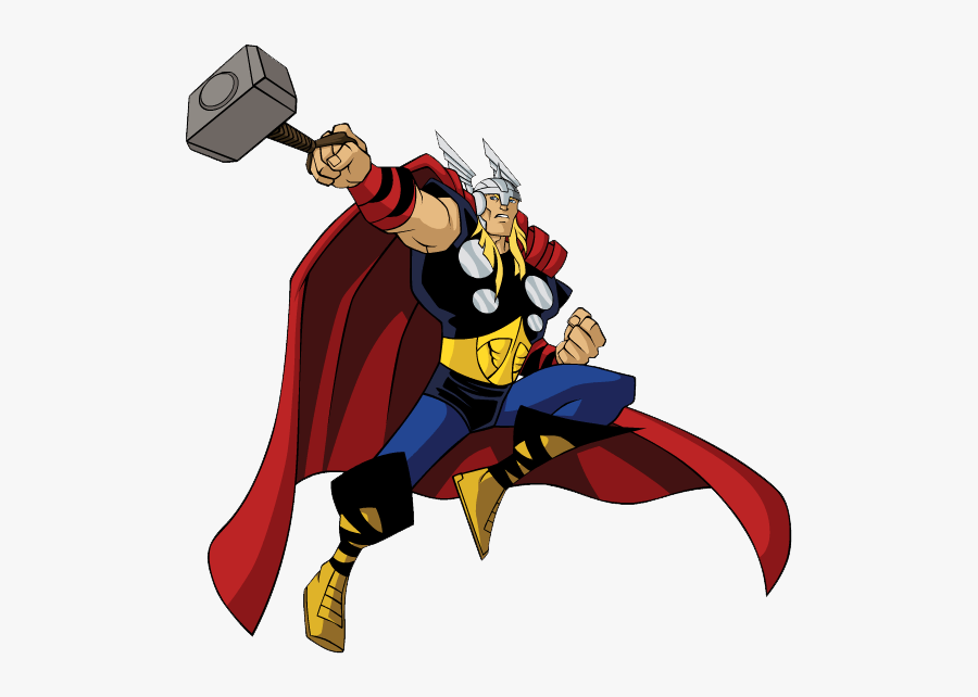 Avengers Clipart Happy Birthday - Cartoon, Transparent Clipart