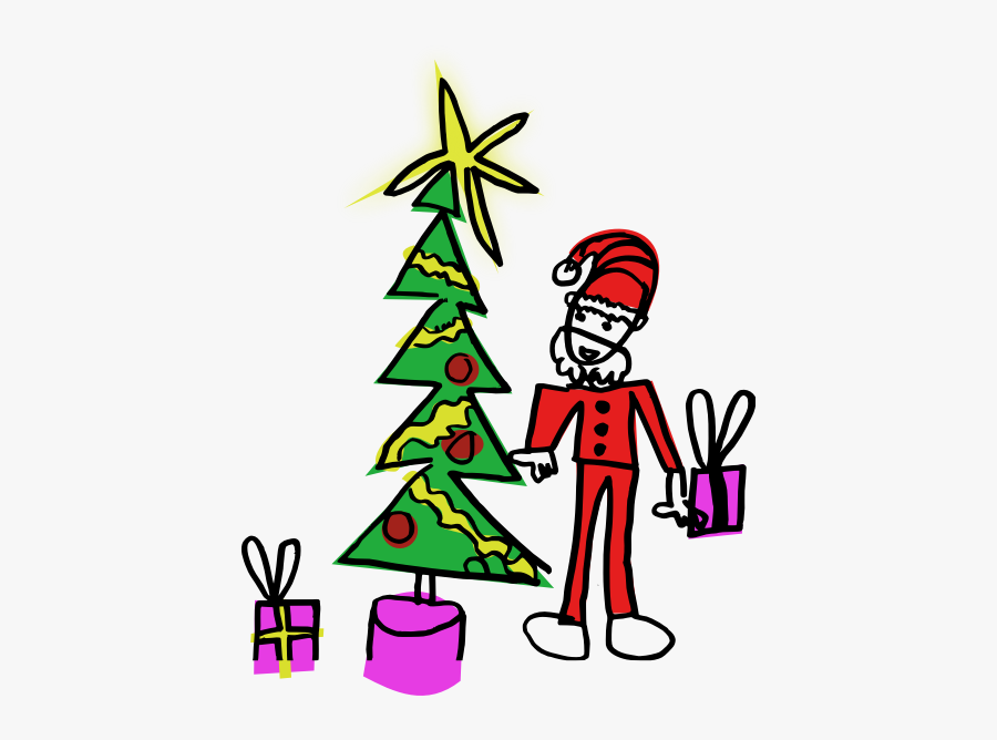 Christmas Tree-1574077804, Transparent Clipart