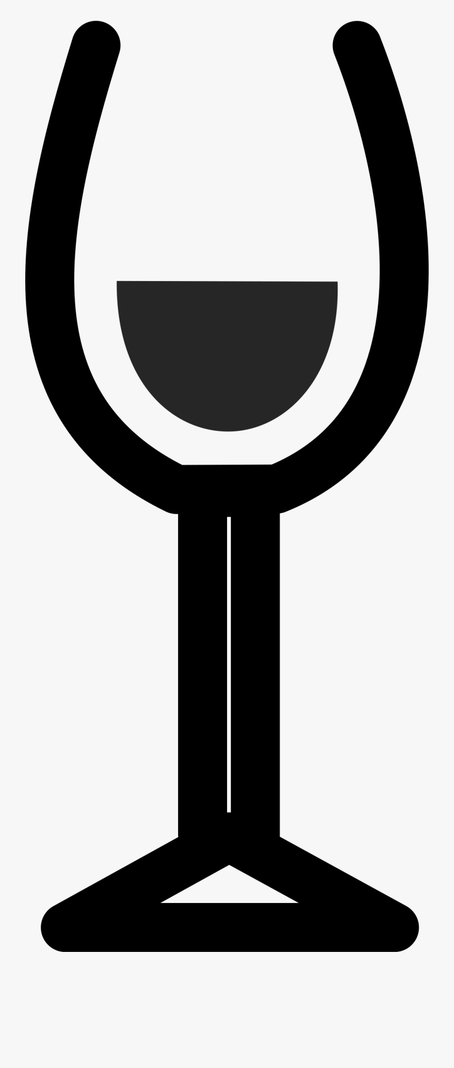 Clipart - Vino Symbol, Transparent Clipart