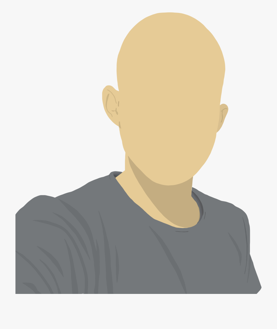 Male Clipart 1 Person - Sem Rosto, Transparent Clipart