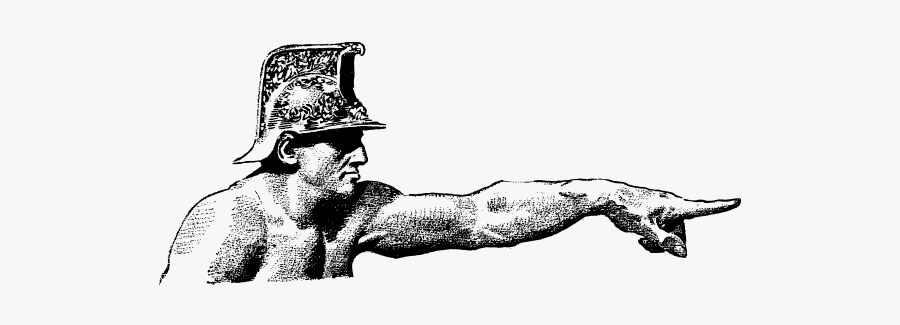 Shirtless Man Pointing Vector Clip Art - Clip Art, Transparent Clipart