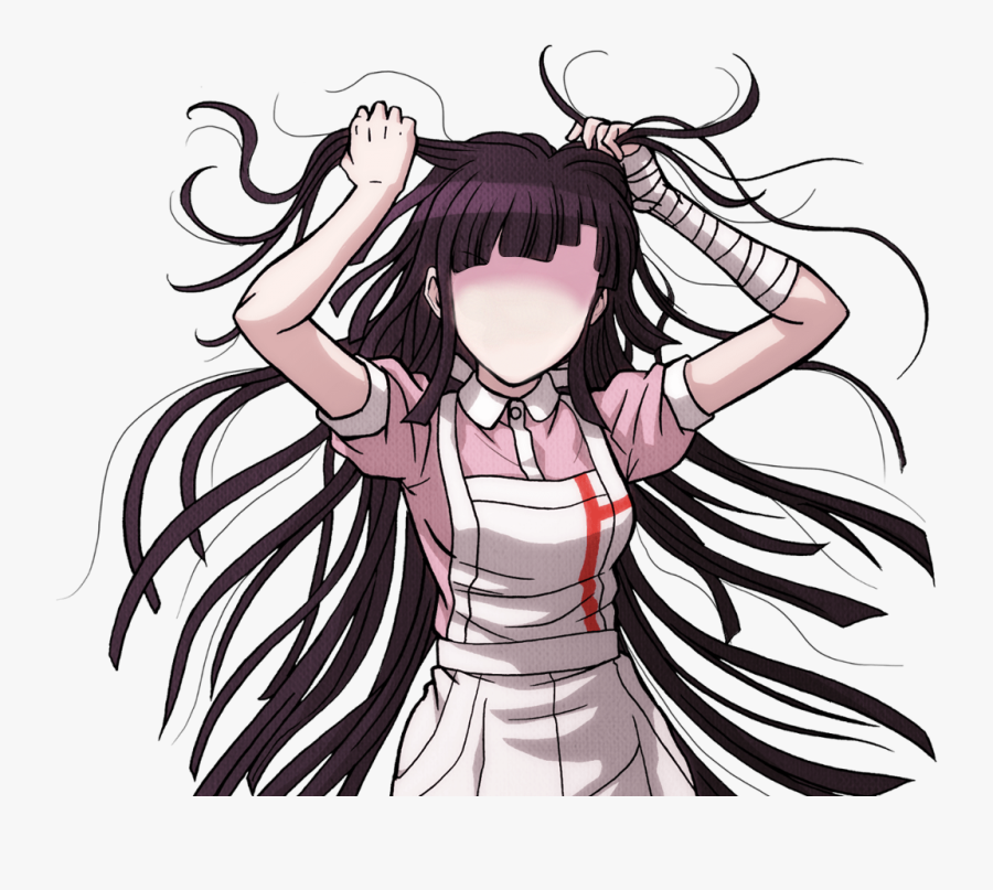 Oh Nuh She"s Faceless - Mikan Danganronpa, Transparent Clipart