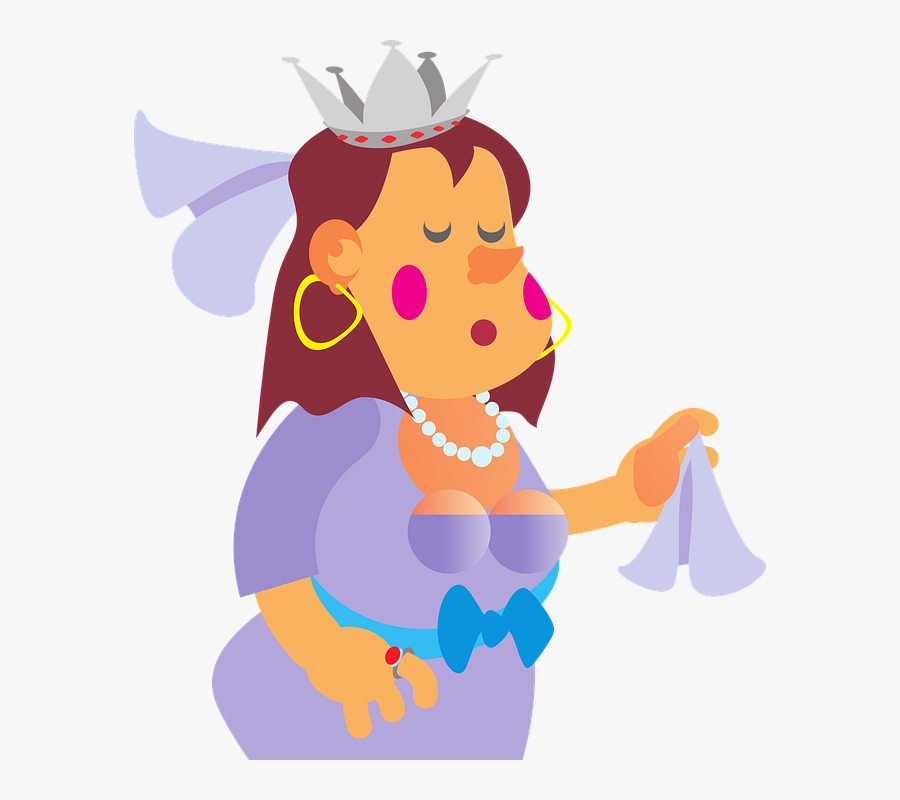 Princess, Queen, Crown, Tiara, Girl, Royal, Kingdom - Cartoon, Transparent Clipart