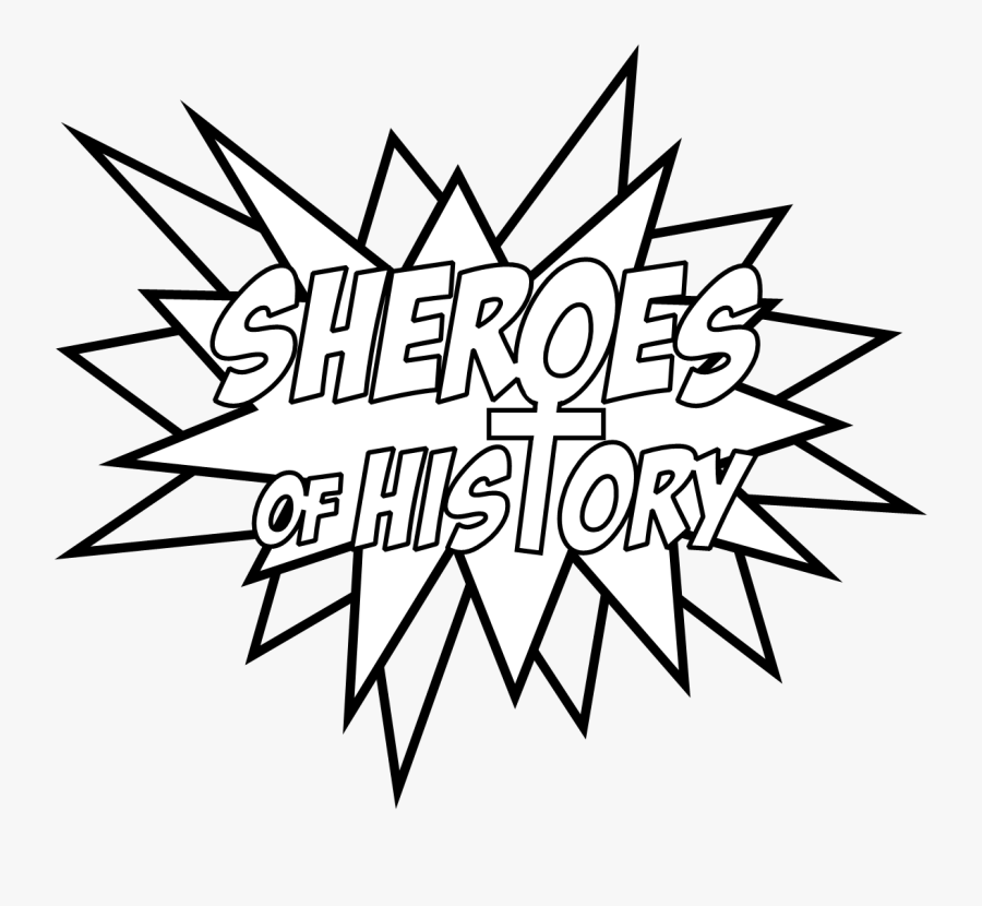 I"m A Shero Colouring Sheet - Illustration, Transparent Clipart
