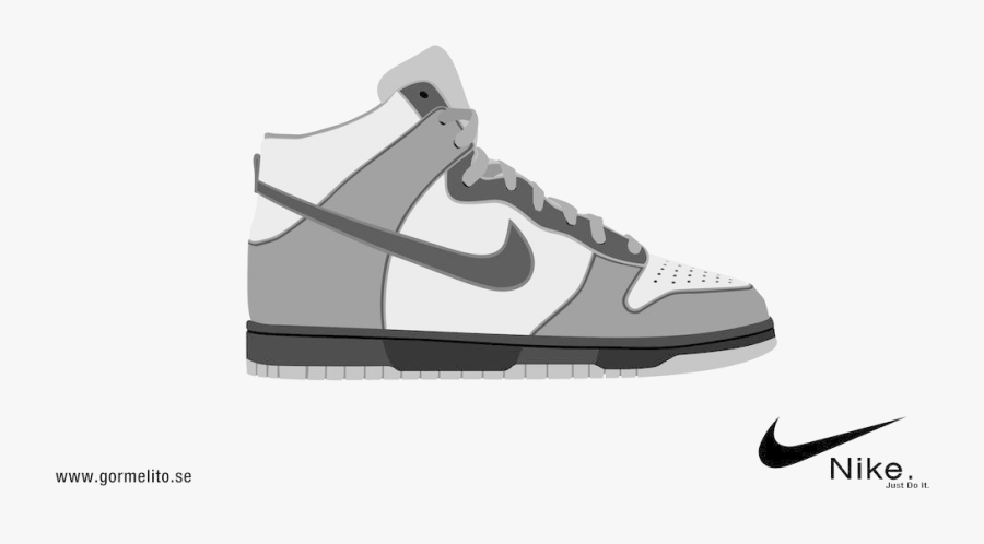 Jordan Shoes Clipart Transparent Png - Shoe Clip Art Nike, Transparent Clipart