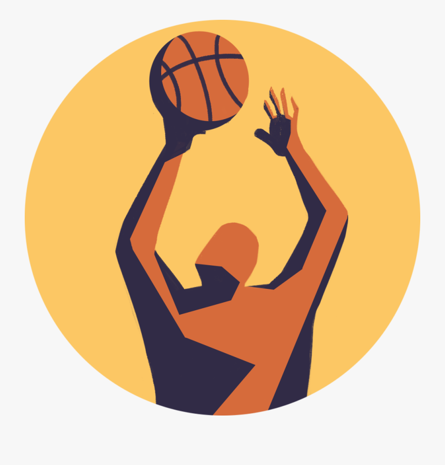 Shoot Basketball, Transparent Clipart