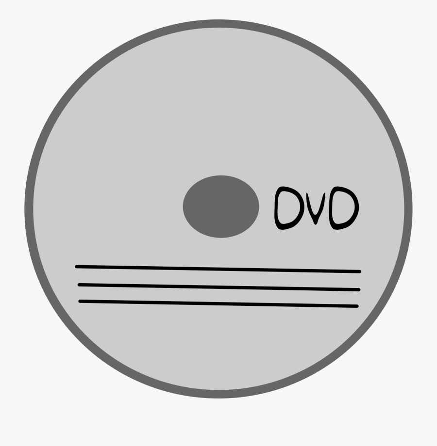 Dvd Clipart Black And White , Png Download - Circle, Transparent Clipart