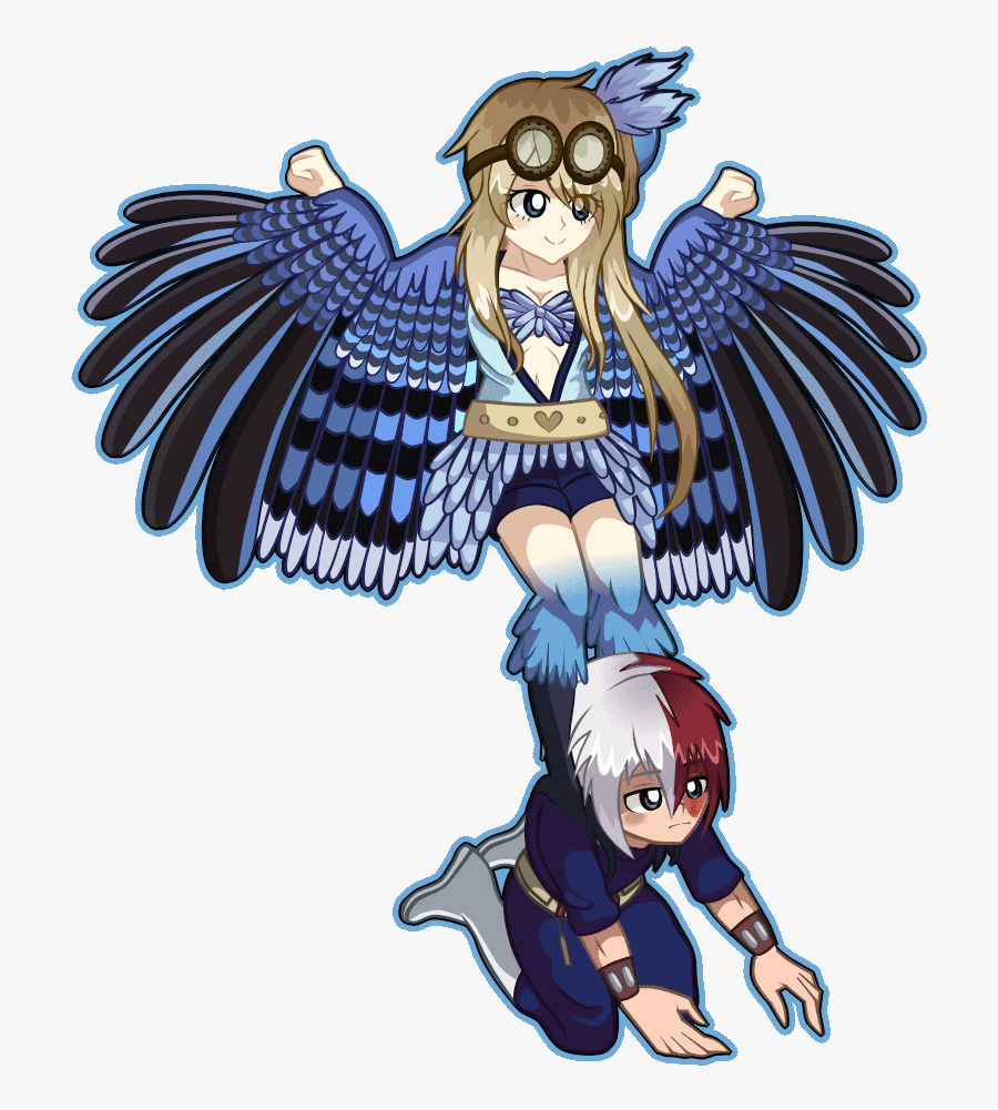 Tsubasa And Todoroki By Fat Cow On, Transparent Clipart
