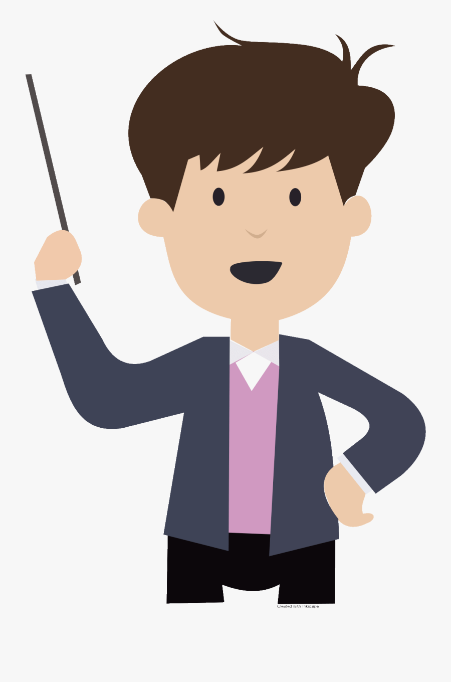 Boy Teacher Clipart Png , Transparent Cartoons - Boy Teaching In Clip Art, Transparent Clipart