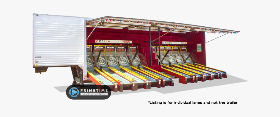 Traveling Carnival Game Tailer, Transparent Clipart