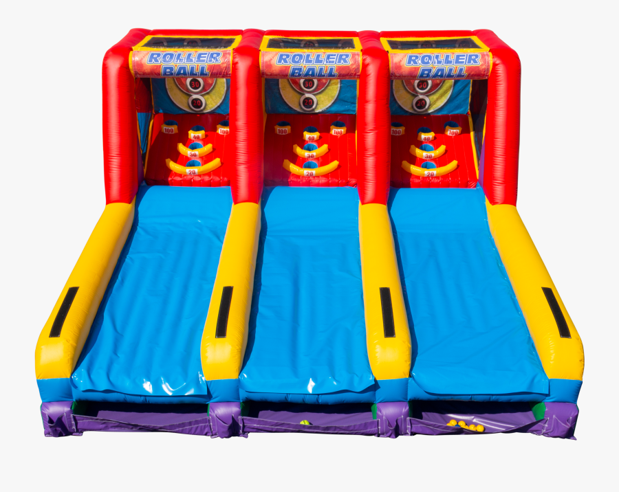 3 Lane Inflatable Skee Ball, Transparent Clipart
