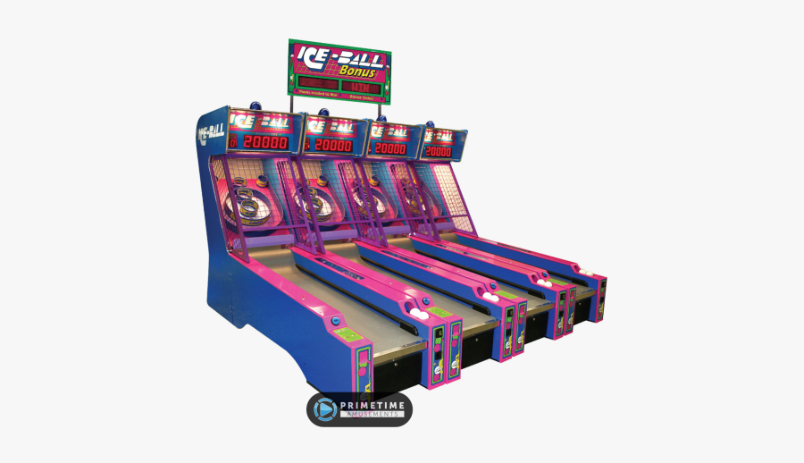 Ice Ball / Iceball Alley Roller Redemption Game By - Ice Ball Arcade Game, Transparent Clipart
