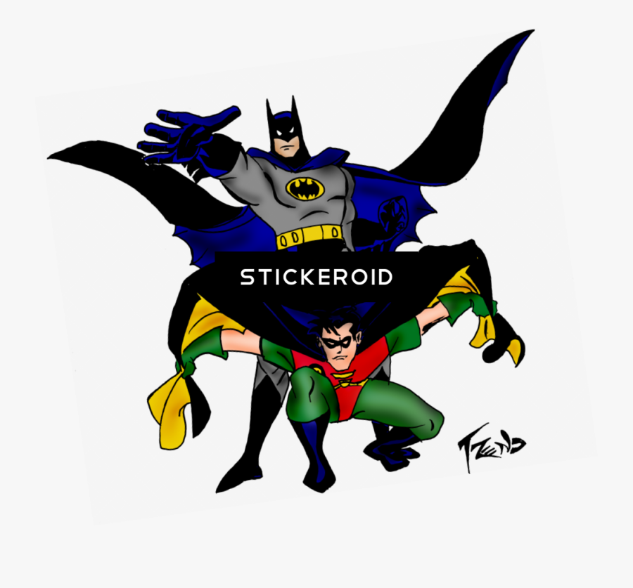 Batman And Robin - Portable Network Graphics, Transparent Clipart
