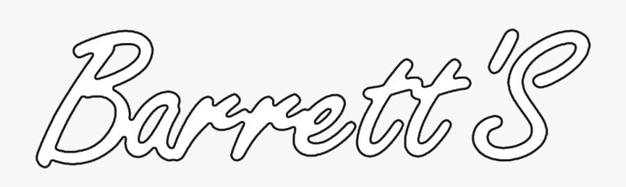 Barretts Amplification - Calligraphy, Transparent Clipart