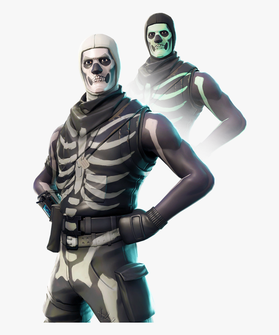 Fortnite Battle Royale Character Png - Skull Trooper Fortnite Png, Transparent Clipart