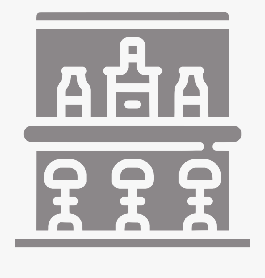 In Bars Icon - Glass Bottle, Transparent Clipart