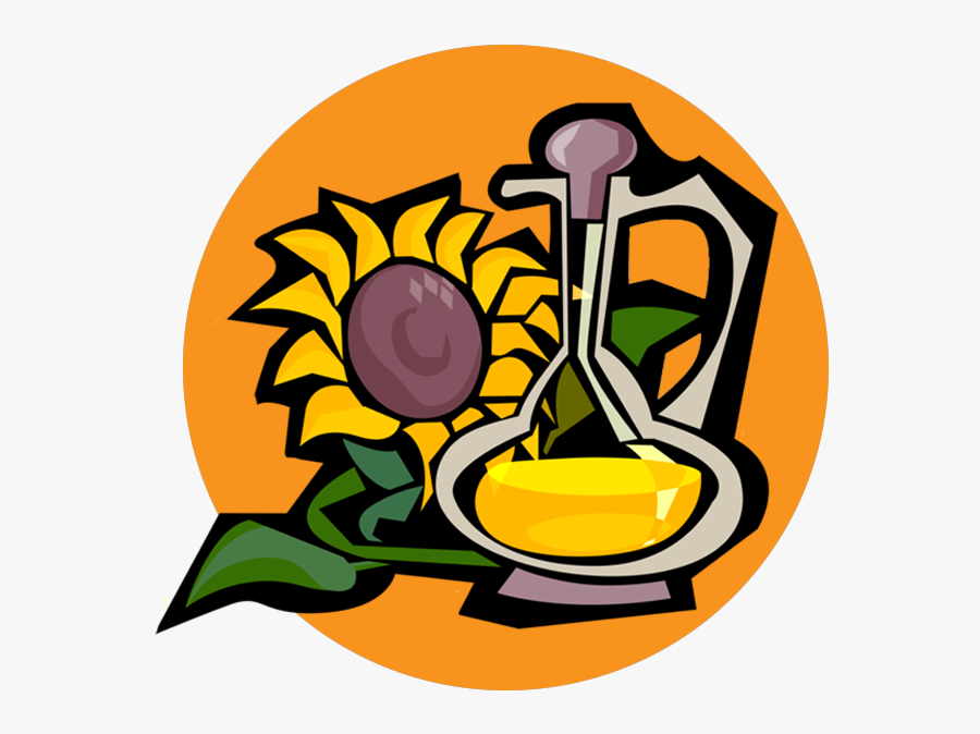 Sunflower-oil, Transparent Clipart
