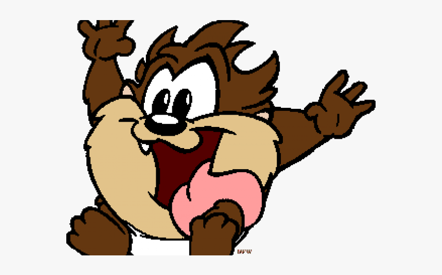 Tasmanian Devil Clipart Birthday - Baby Taz Looney Tunes, Transparent Clipart