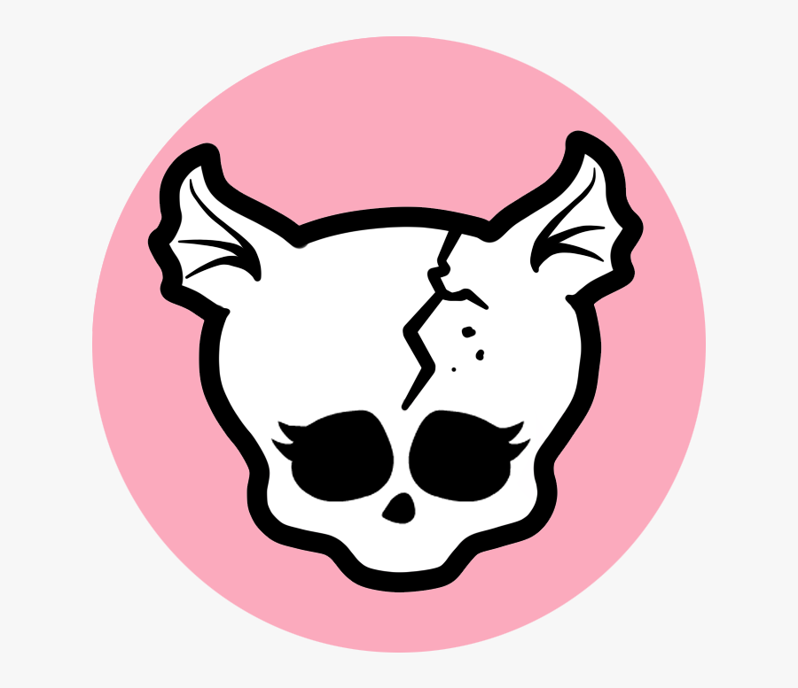 Monster High Clawdeen Wolf Skull Clipart , Png Download - Monster High Draculaura Skull, Transparent Clipart