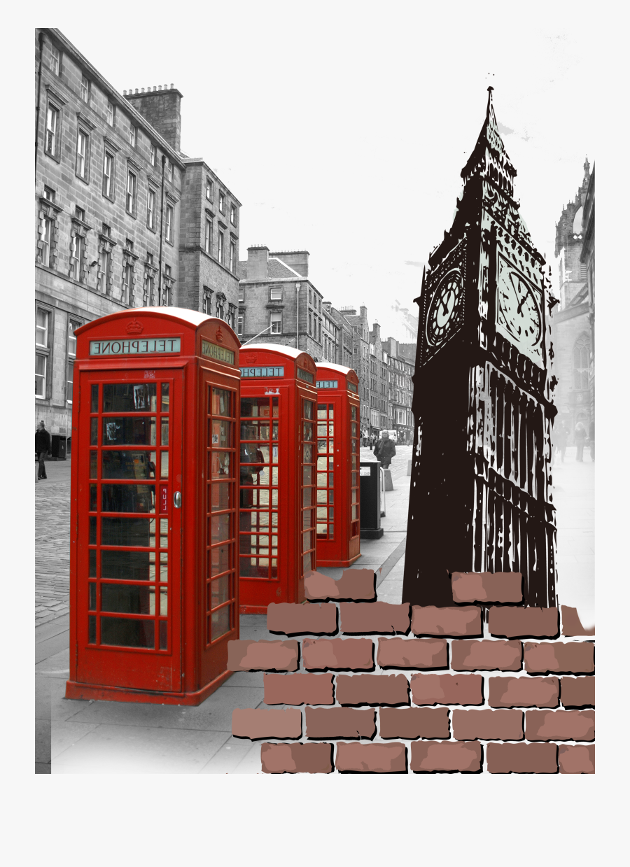 Clip Art Big Ben Painting - Royal Mile, Transparent Clipart