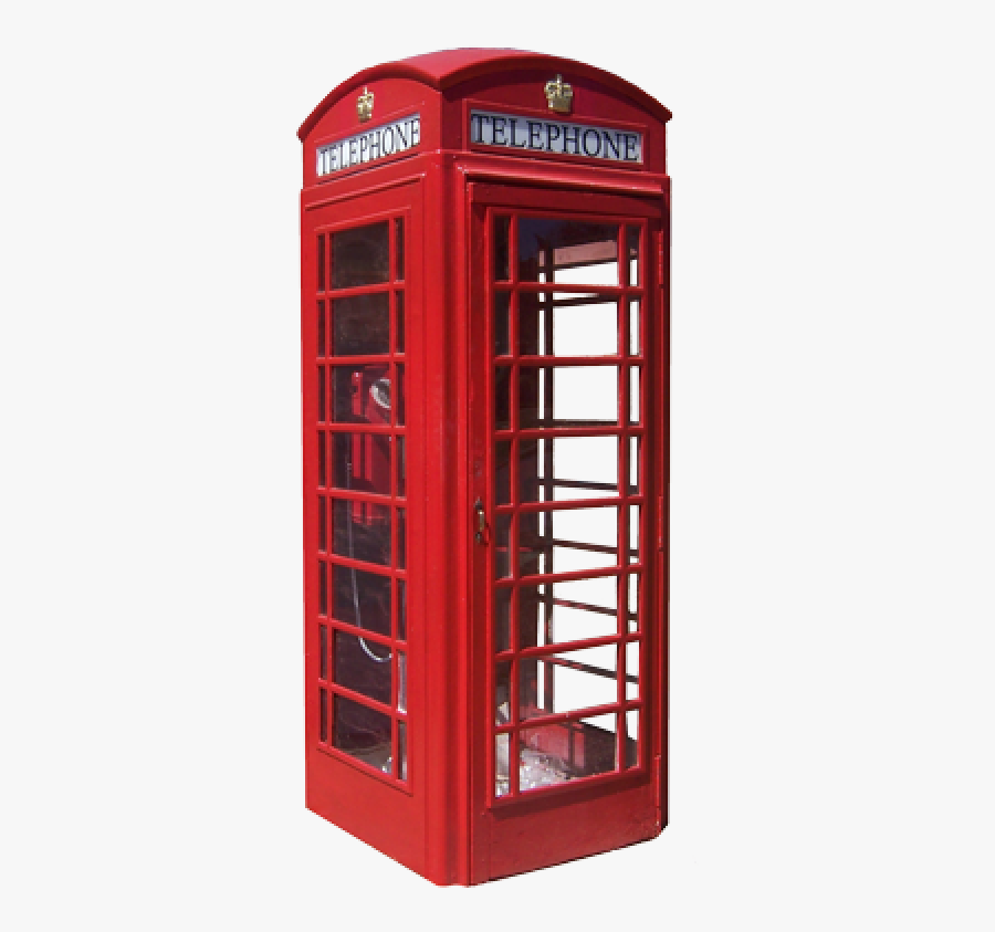 Telephone Booth Paper Pulpit Forth Worth"
										 - Red Telephone Box Png, Transparent Clipart