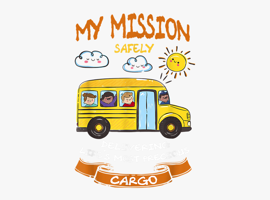 School Bus, Transparent Clipart