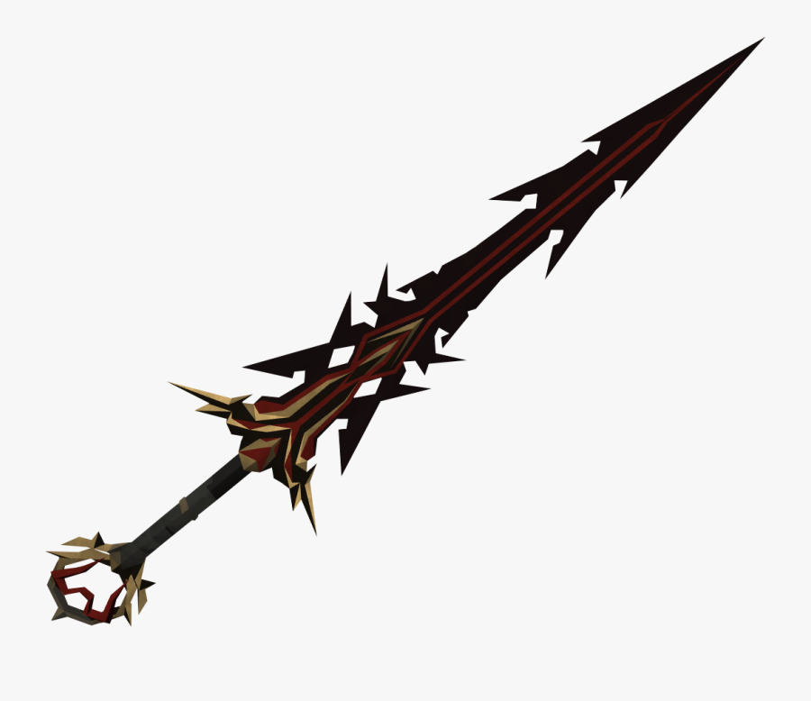 Lucky Zamorak Godsword The Runescape Wiki Png Oblivion - Espada Oscura Anime, Transparent Clipart