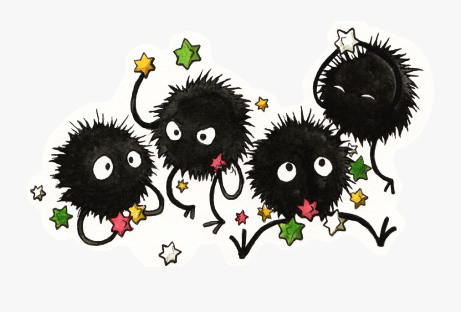 Transparent Spirited Away Png - Soot Sprite Png, Transparent Clipart