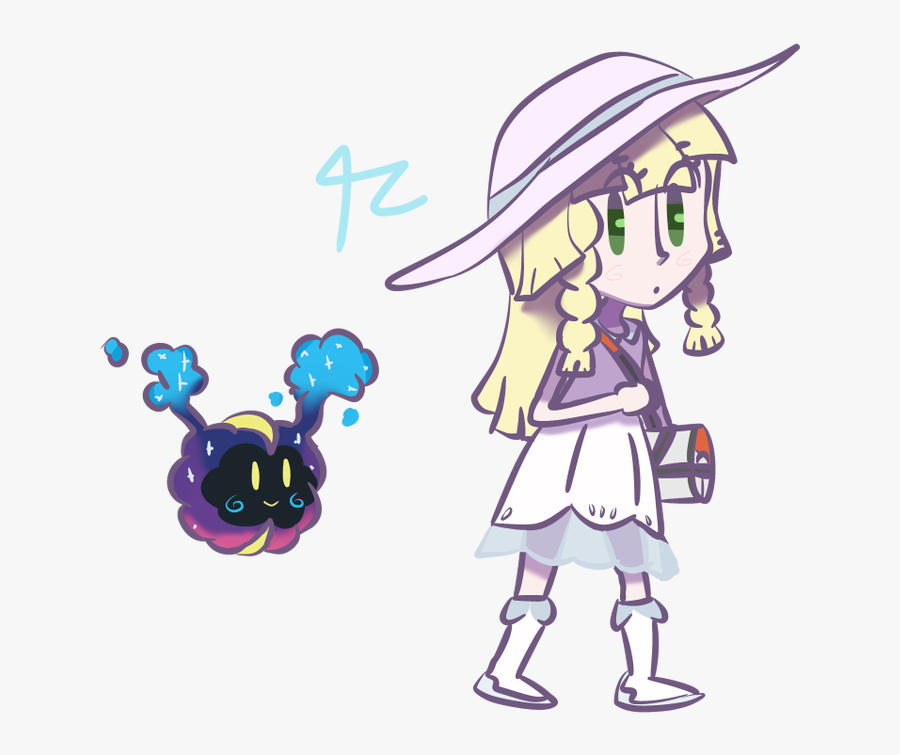 Lillie And Nebby - Cartoon, Transparent Clipart