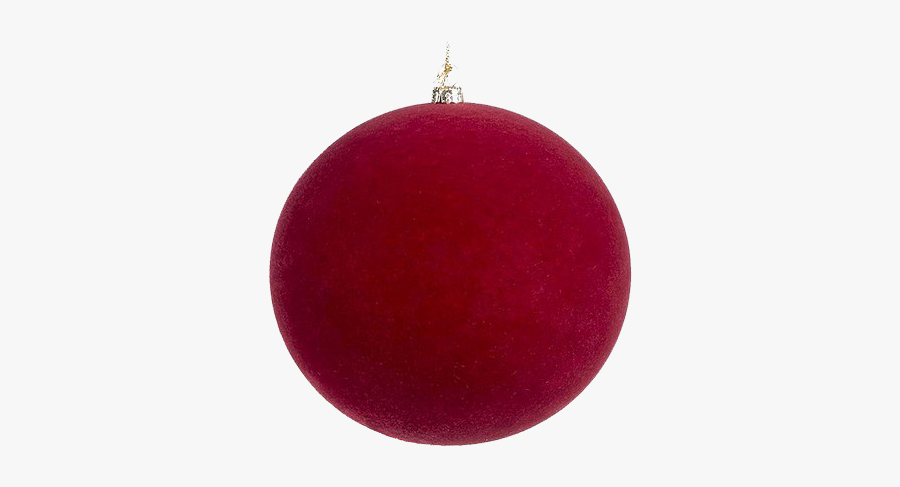 Single Red Christmas Ball Png Clipart - Christmas Ornament, Transparent Clipart