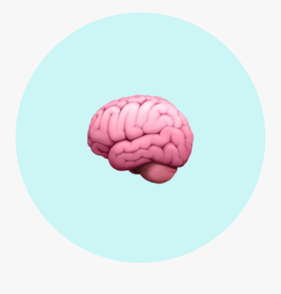 Emoji Cerveau Iphone, Transparent Clipart