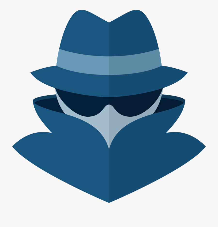 Detective Logo, Transparent Clipart