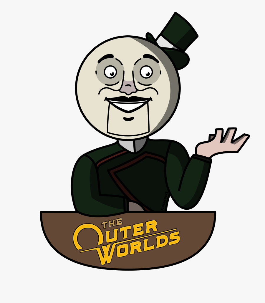 Outer Worlds Moon Man, Transparent Clipart