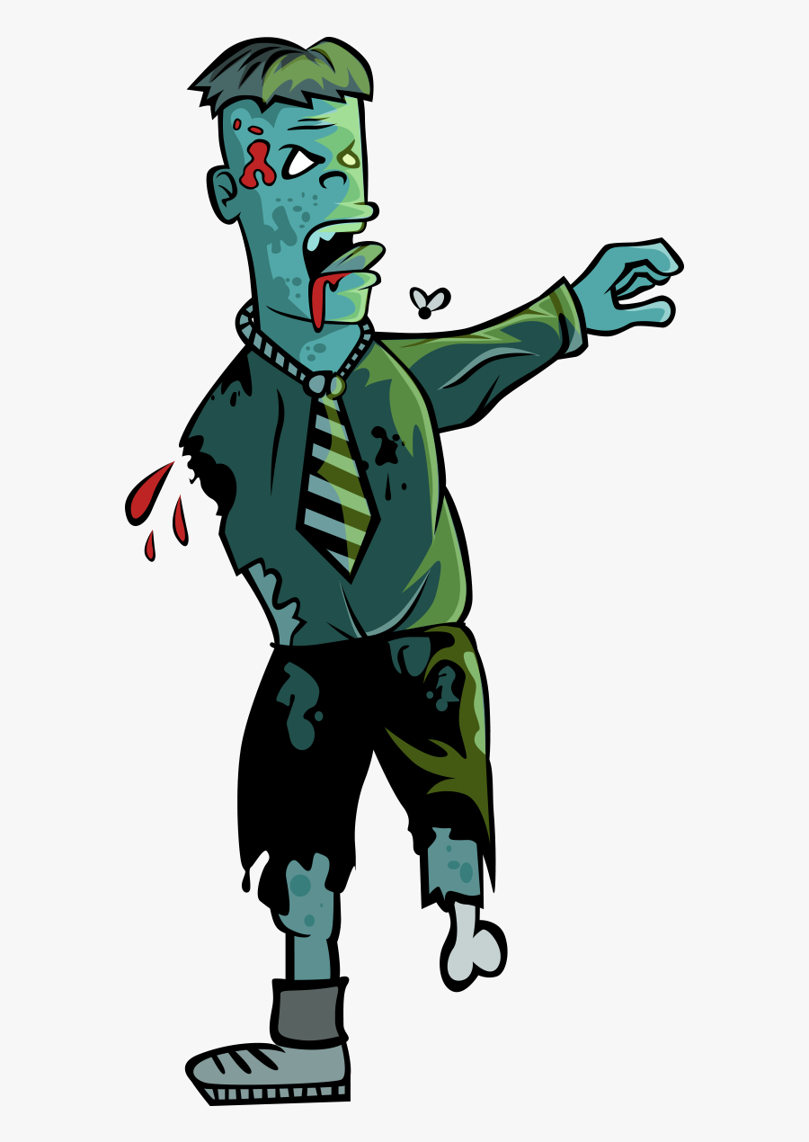 The Tale Of The Never-ending Story Zombie - Cartoon, Transparent Clipart