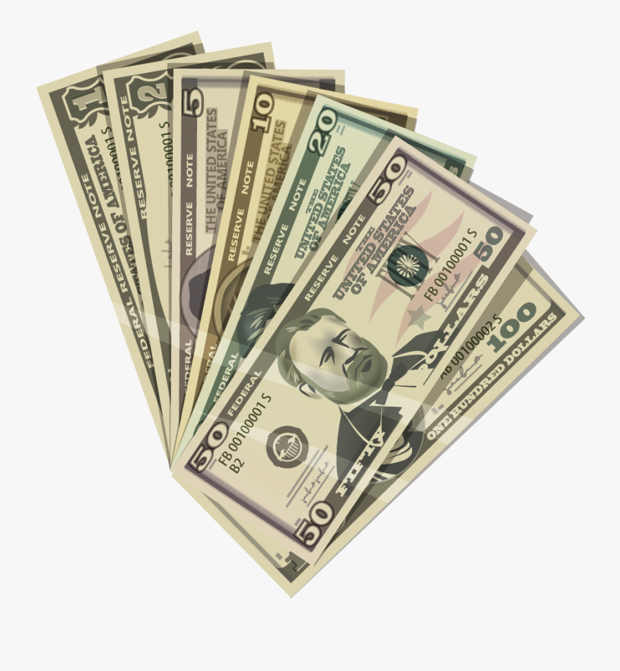Cash, Transparent Clipart