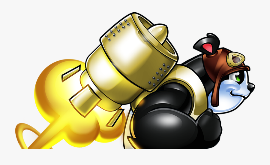 Rocket Panda, Transparent Clipart