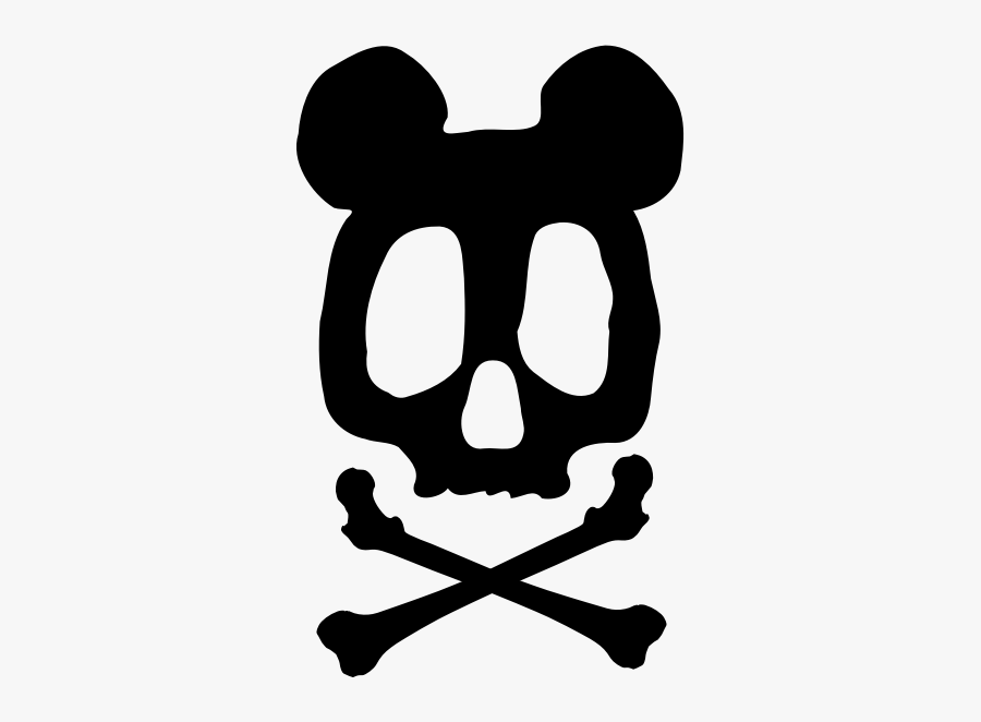 Skull Of Mickey Mouse, Transparent Clipart