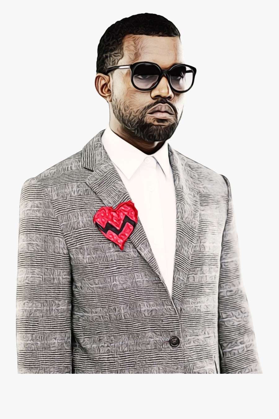Kanye West Portable Network Graphics Image Clip Art - Kanye 808s And Heartbreak Suit, Transparent Clipart