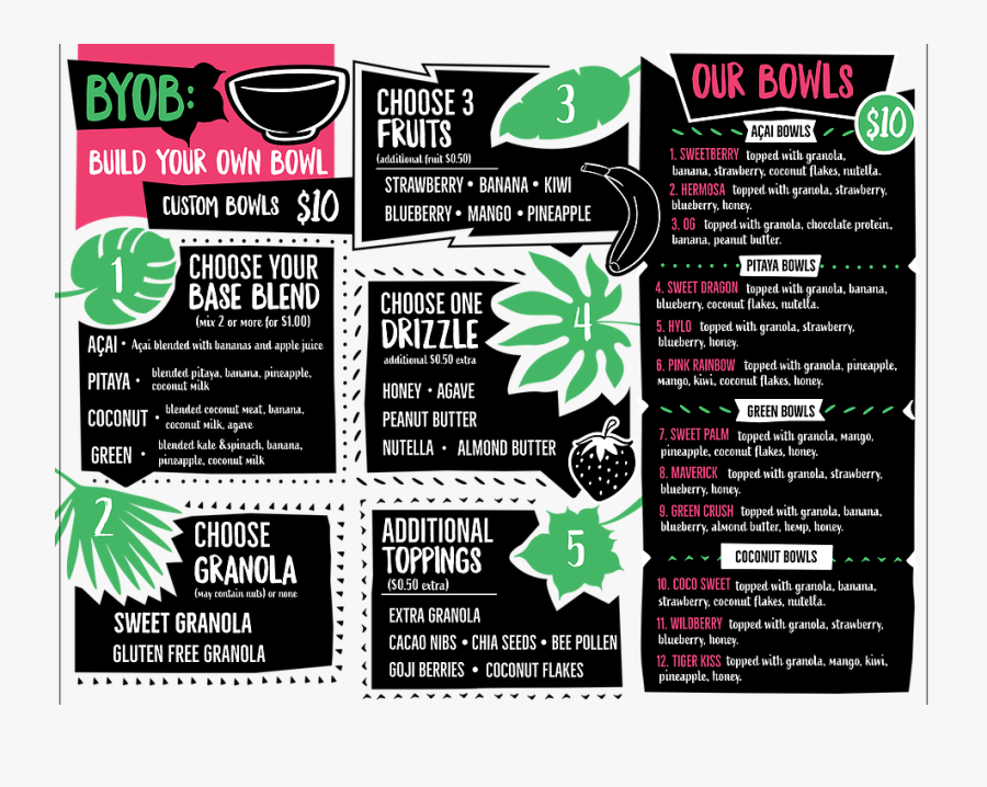 Transparent Byob Clipart - Sweetberry Bowls Woodbridge Nj, Transparent Clipart