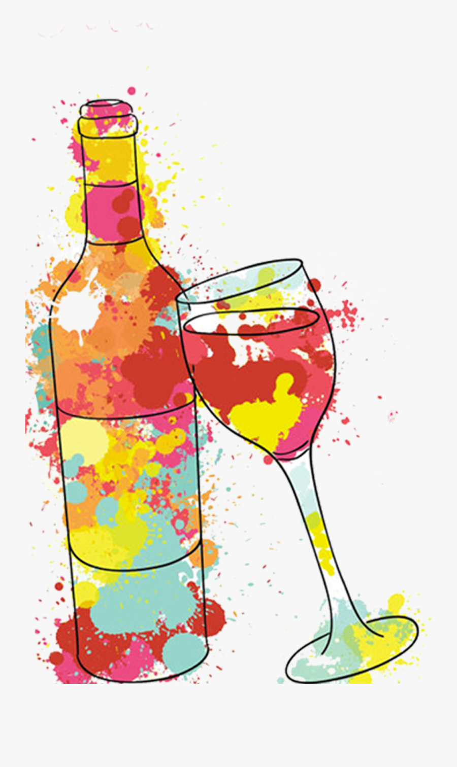 Pink Wine Glass Clipart, Transparent Clipart