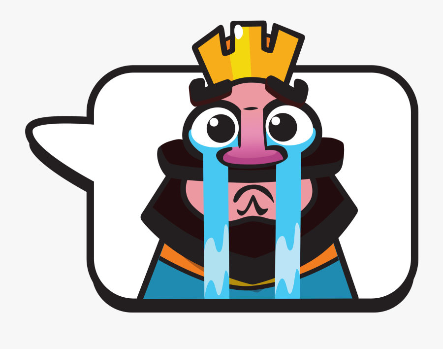 Clash On Clans - Clash Royale Crying Emote, Transparent Clipart