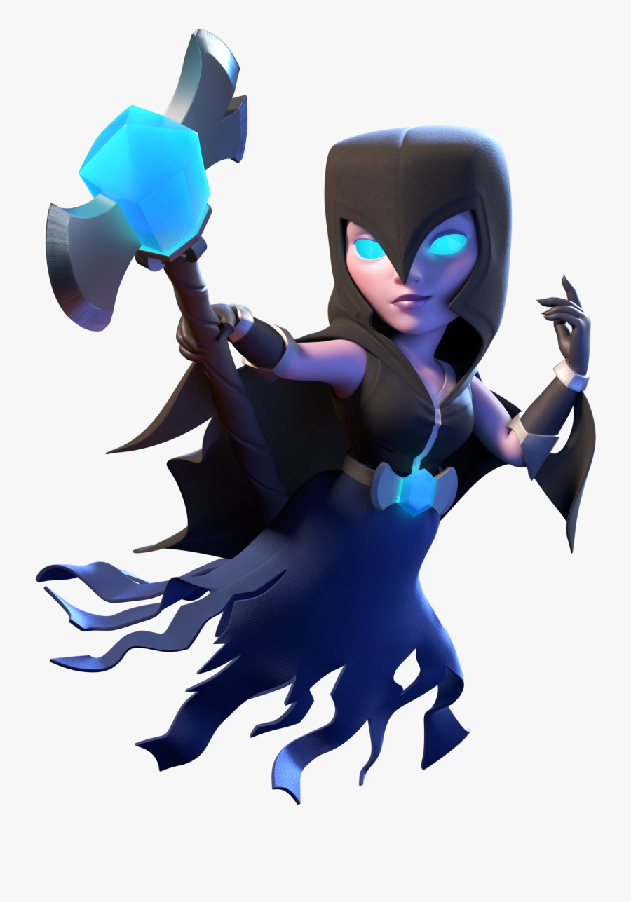 Pin By Crafty Annabelle On Clash Royale & Clash Clan - Clash Royale Night Witch, Transparent Clipart