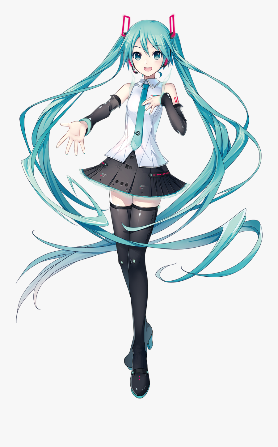 Hatsune Miku Clipart Yamaha - Hatsune Miku V4 Hd, Transparent Clipart