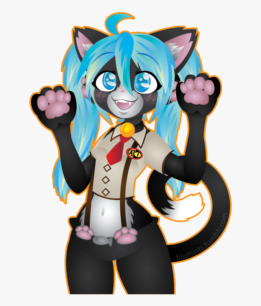 Furry Miku , Transparent Cartoons - Vocaloid Furries, Transparent Clipart